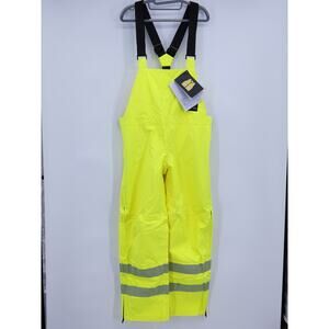 Red Wing 65193 Men's HiVis Rainwear Bibs Business Yellow Size Large